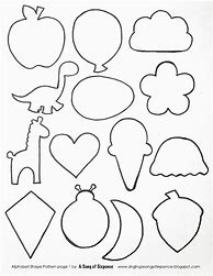 Image result for Cut Out Template for Kids