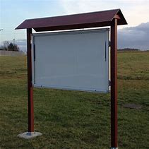 Image result for Outdoor Whiteboard Cabinet