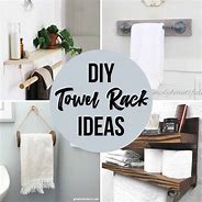 Image result for DIY Towel Rack
