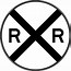 Image result for Free Printable Railroad Crossing Sign