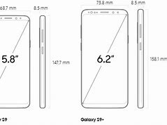 Image result for Galaxy S9 Plus Dimensions