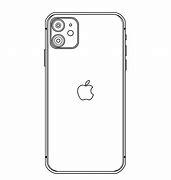 Image result for Black and White iPhone Outline