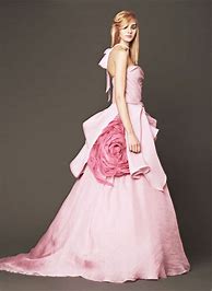 Image result for Pink Vera Wang Wedding Dress