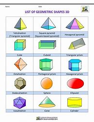 Image result for 3D Shape Print Out