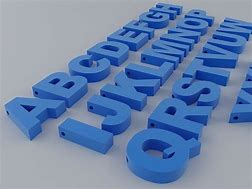 Image result for 3D Letters to Print