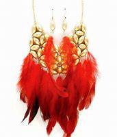 Image result for Small Gold Feather Necklace