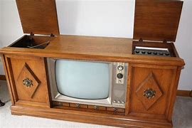 Image result for Antique Radio and TV Combo