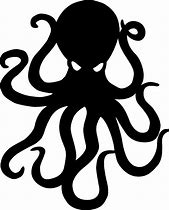 Image result for Octopus Silhouette Line Art