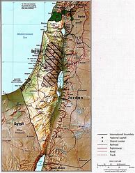 Image result for Israel Borders Map