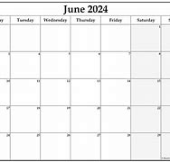 Image result for June Calendar Starting Monday