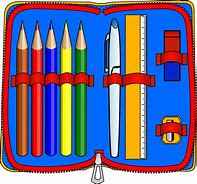 Image result for School Pencil Case Cartoon