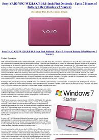 Image result for Sony Vaio Pink Laptop