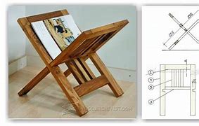 Image result for Wooden Book Stand Plans