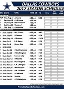 Image result for Dallas Cowboys Network Schedule