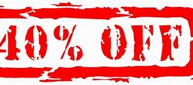Image result for 40 Percent Off Chart
