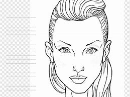 Image result for Makeup Face Template Clip Art
