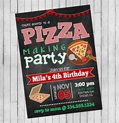 Image result for pizza party invitations