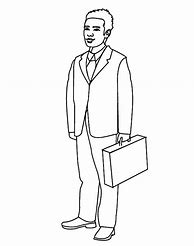 Image result for Man Standing Coloring Page
