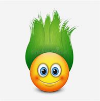 Image result for Smiley-Face Emoji with Hair