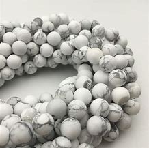 Image result for White Matte Beads
