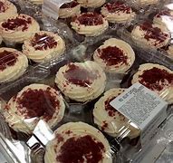 Image result for Costco Red Velvet Cheesecake Cupacakes