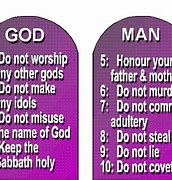 Image result for 10 Commandments Exodus 20