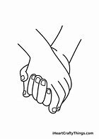 Image result for 2 People Holding Hands Drawing