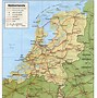 Image result for Netherlands Physical Map