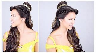 Image result for Disney Princess Belle Hairstyle
