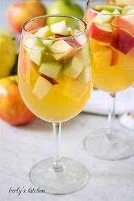 Image result for Apple Cider Sangria Wine Glass