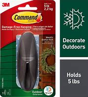 Image result for Outdoor Command Hooks for Brick