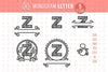 Image result for Monogram Letter Z
