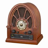 Image result for Wooden Victrola CD Player Radio with Bluetooth