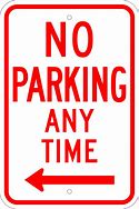 Image result for No Parking Sign Clipart