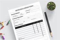 Image result for Wholesale Order Form Template