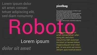 Image result for Roboto Arial Font