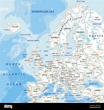 Image result for Europe Highway Map