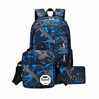 Image result for Blue and Black Bags for Boys