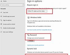 Image result for Lock Screen Change Password for Windows 10
