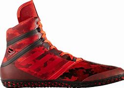 Image result for Red Adidas Wrestling Shoes