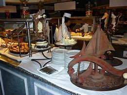 Image result for Buffet Table Set Up