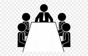 Image result for Clip Art Meeting Black White