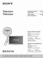 Image result for Sony BRAVIA Xr42 Manual