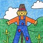Image result for Scarecrow Drawing Easy