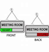 Image result for Room Is Occupied Sign