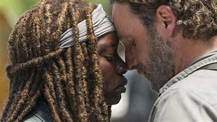 Image result for Walking Dead Rick and Michonne