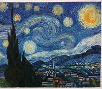 Image result for Actual Starry Night Van Gogh