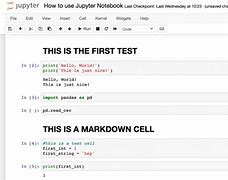Image result for Jupyter Notebook Cells