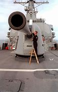 Image result for MK 45 Naval Gun