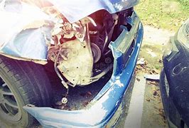 Image result for Smashed Car